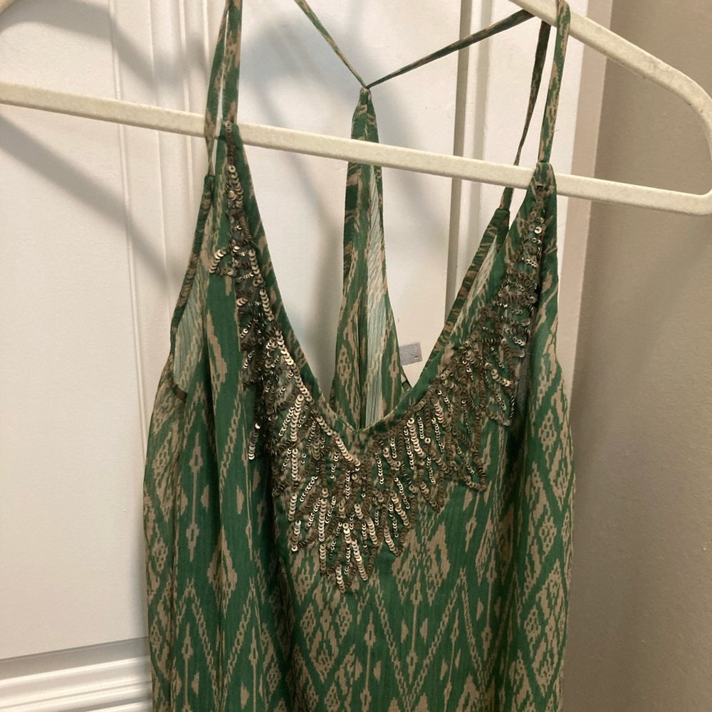 Ecoté sequined patterned top